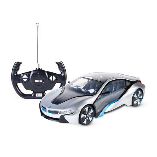 Радиоуправляемая машина Rastar 1:14 BMW i8 49600-11S серебристая  купить,NaN