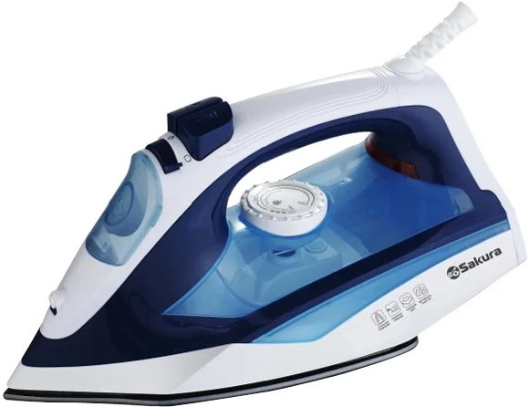 Утюг Sakura SA-3052SBL бело-синий купить,NaN