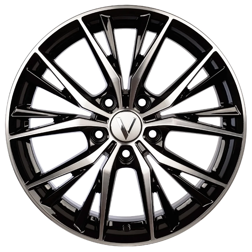 Комплект дисков Вектор B210 5x112 R17x7 CB66,6 ET46 алмаз черный купить,NaN