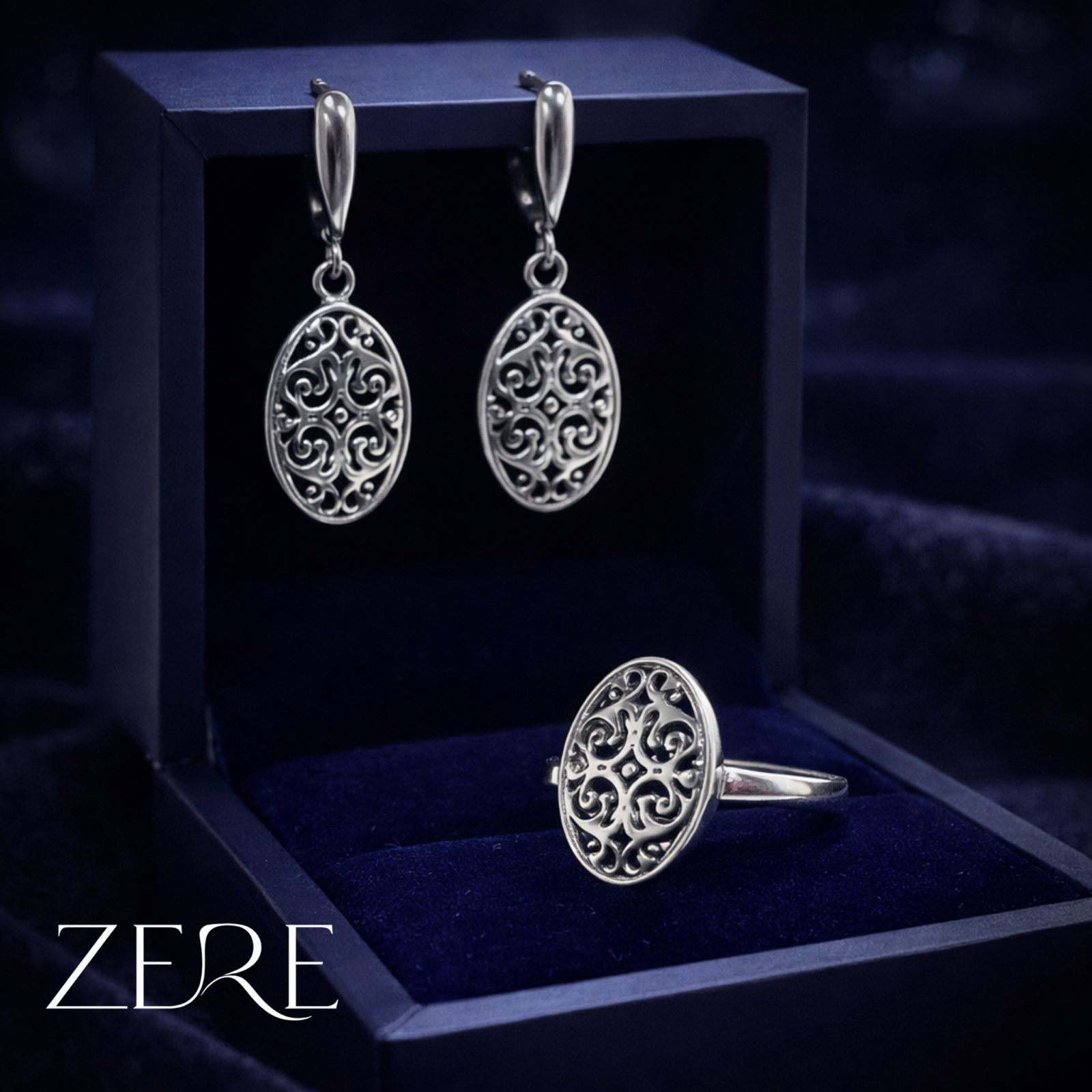 Комплект Zere ZR080407 серебро 7.7гр 18р купить,44100