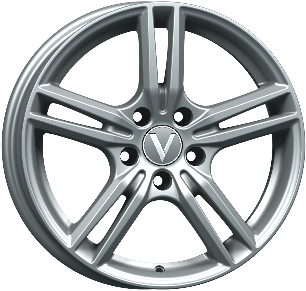 Комплект дисков Вектор B223 22307SB 5x114,3 R16x6,5 CB67,1 ET45 Сильвер S купить,NaN