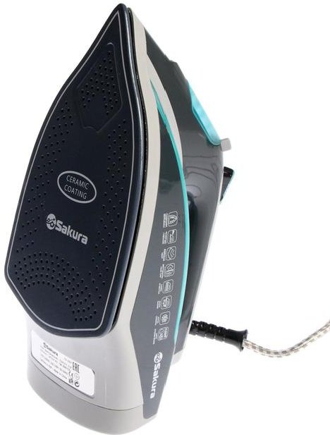 Утюг Sakura SA-3061CG серо-зеленый - ForteMarket Утюг Sakura SA-3061CG серо-зеленый купить,0