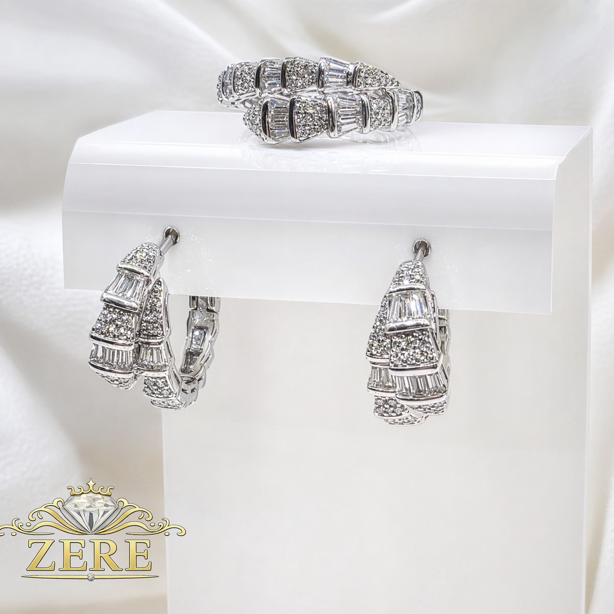 Комплект Zere ZR080416 серебро 8.7гр 18р купить,40300