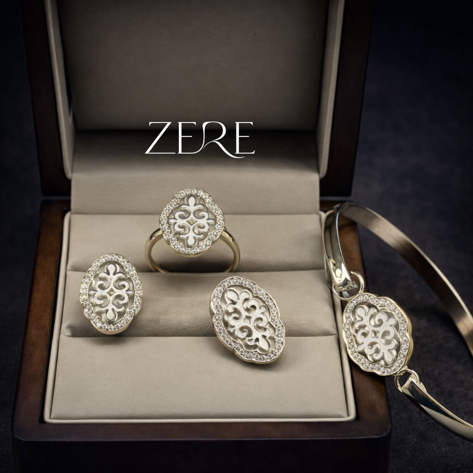 Комплект Zere ZR080424 серебро 21.73гр 19р купить,107450