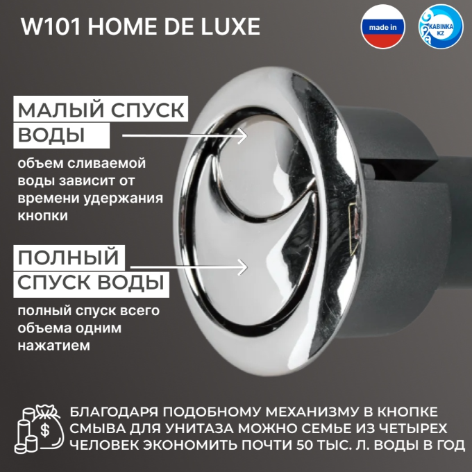 Унитаз-компакт Gesso W101 Home De Luxe ВКЗ белый купить,45500