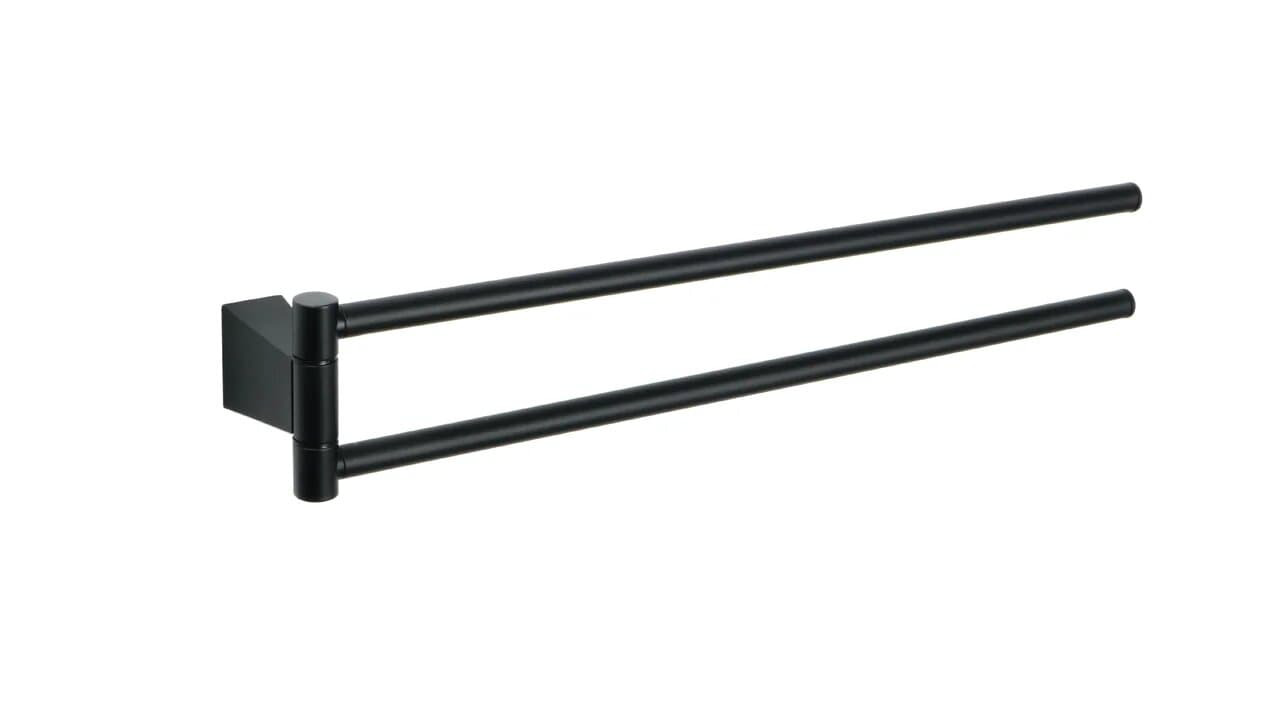 Полотенцедержатель рога 2-ой Fixsen Trend FX-97802A черный
