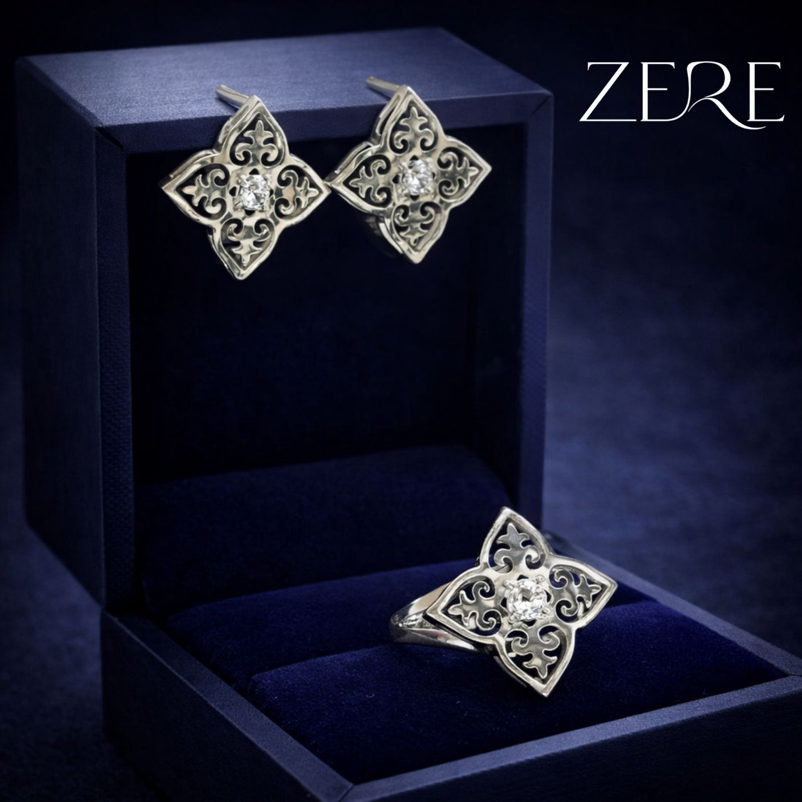 Комплект Zere ZR080411 серебро 7.6гр 19р - ForteMarket Комплект Zere ZR080411 серебро 7.6гр 19р купить,40300