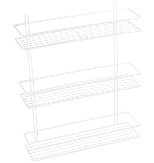 Полка прямая трехэтажная белая FX-730W-3
