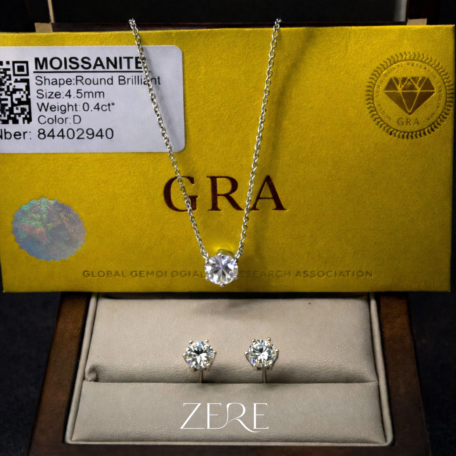 Комплект Zere ZR080420 серебро 7.8гр купить,44090