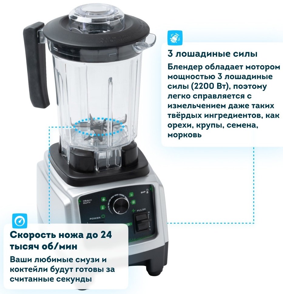 Блендер стационарный Rawmid Dream Greenery 2 BDG-03 черный