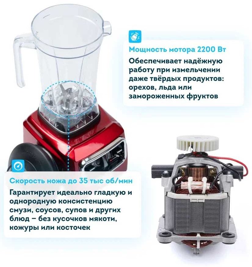 Блендер стационарный Rawmid Dream Vitamin RVB-02 синий