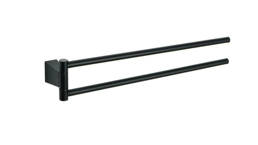 Полотенцедержатель рога 2-ой Fixsen Trend FX-97802A черный