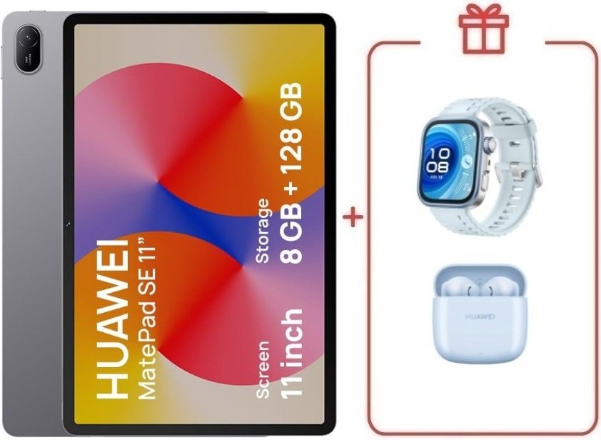 Планшет Huawei MatePad SE AGS6-W09 11 дюйм 8 Гб/128 Гб серый + подарок