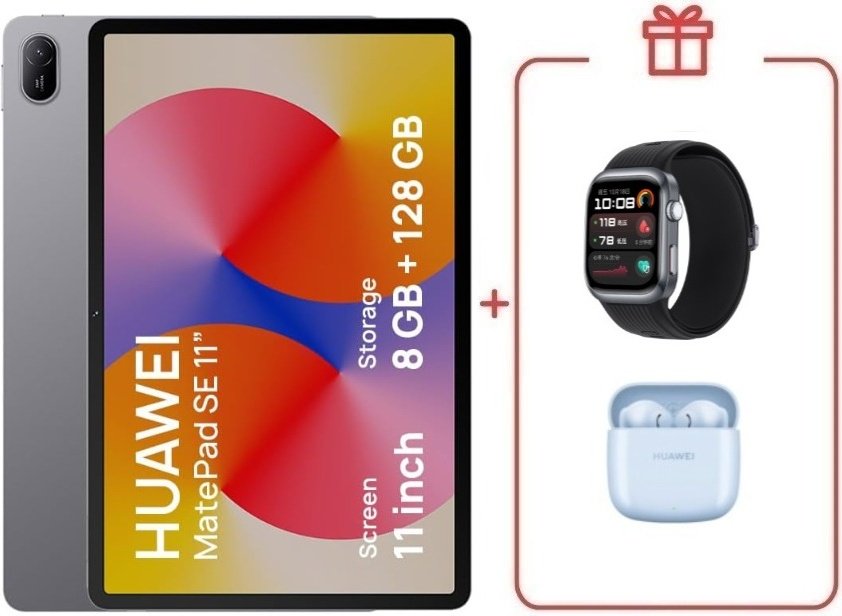 Планшет Huawei MatePad SE AGS6-W09 11 дюйм 8 Гб/128 Гб серый + подарок купить,NaN