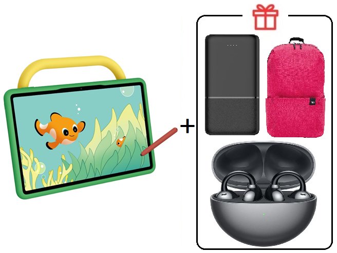 Планшет Huawei MatePad SE Kids Edition 11 дюйм 4 Гб/128 Гб зеленый купить,NaN
