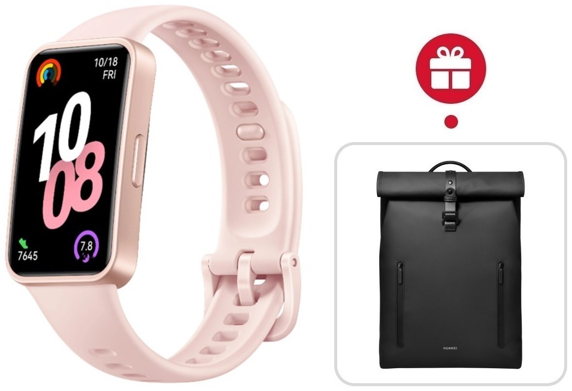 Фитнес-браслет Huawei Band 10 розовый + подарок