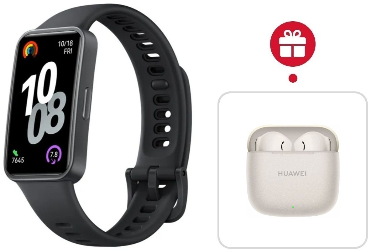 Фитнес-браслет Huawei Band 10 черный + подарок купить,NaN