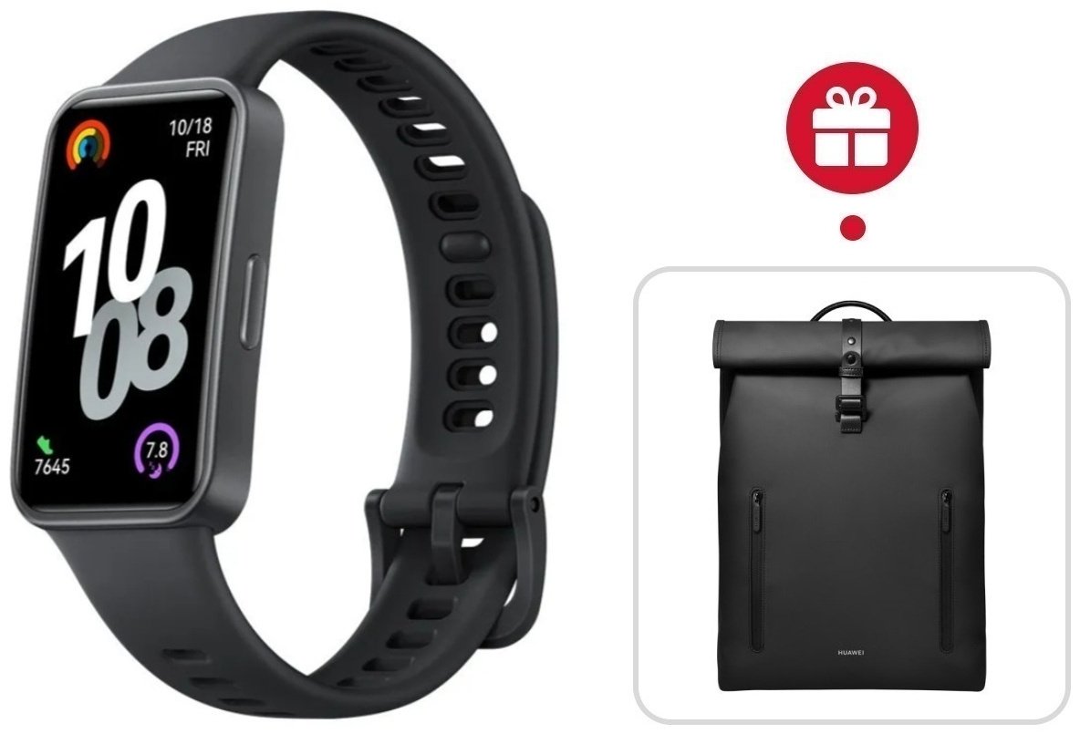 Фитнес-браслет Huawei Band 10 черный + подарок купить,NaN