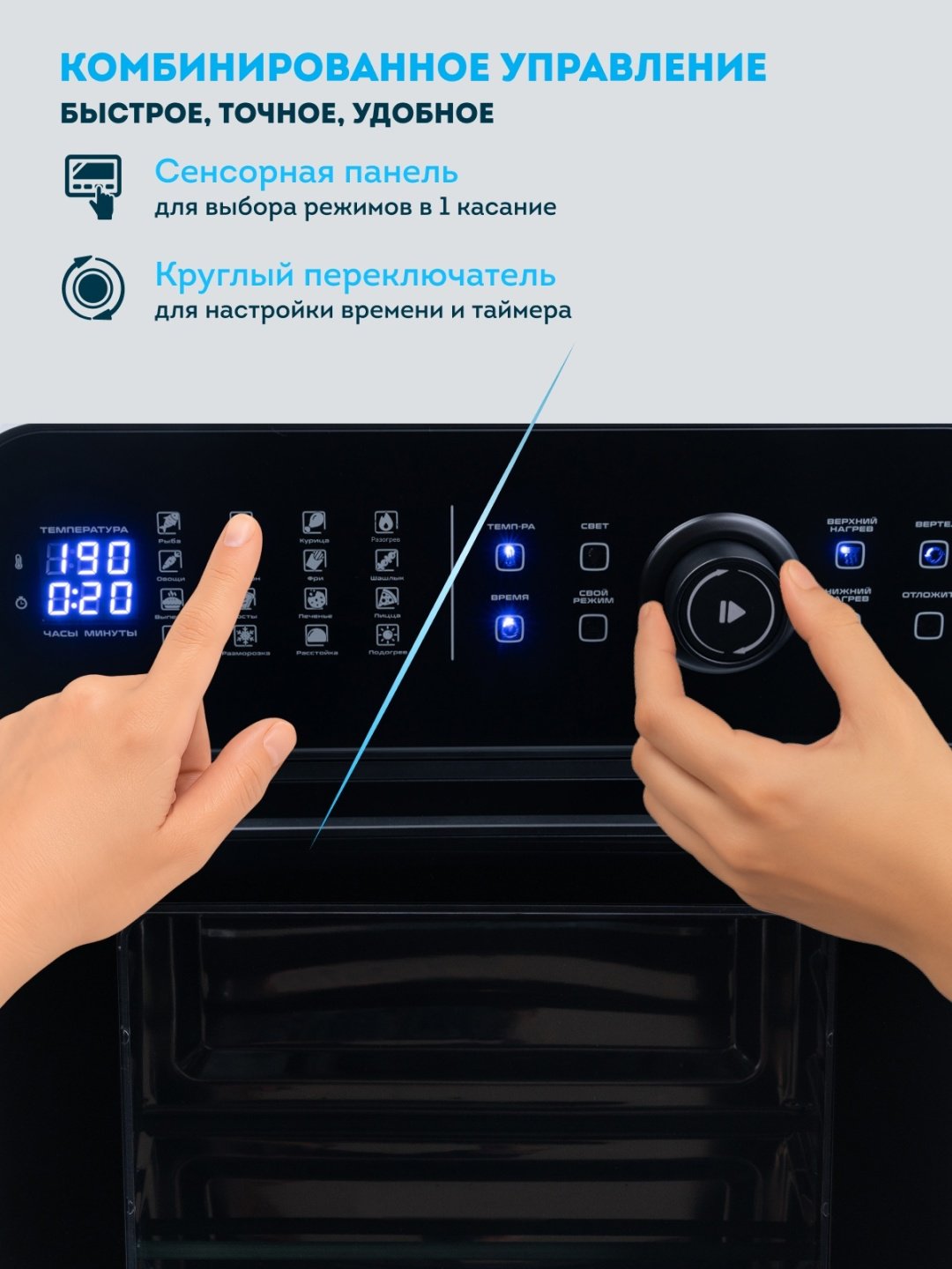 Аэрогриль Rawmid Modern RMA-02 14.5 л черный
