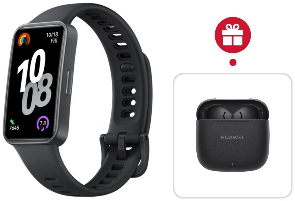 Фитнес-браслет Huawei Band 10 черный + подарок купить,NaN