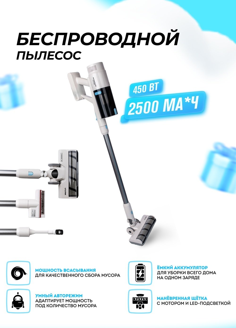Пылесос Rawmid Future RFV-05 белый