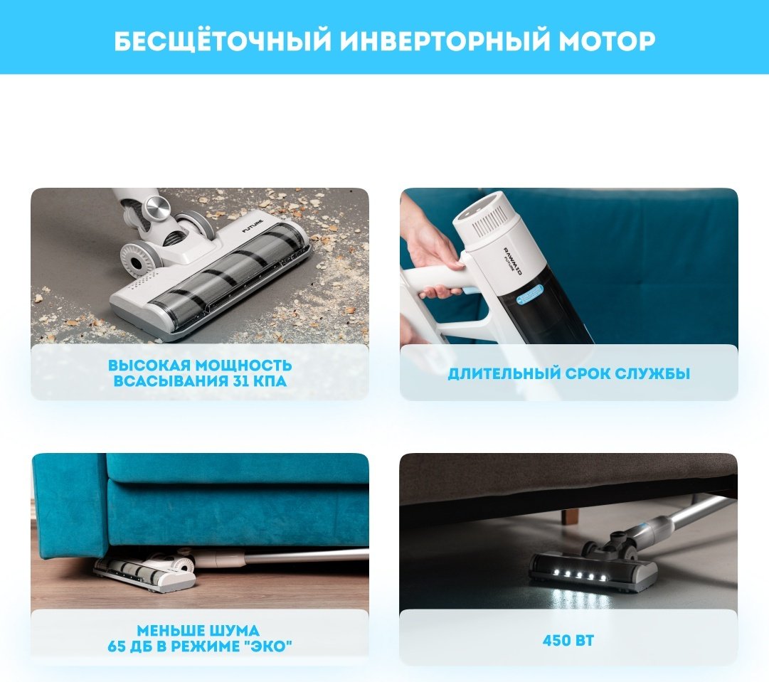 Пылесос Rawmid Future RFV-05 белый