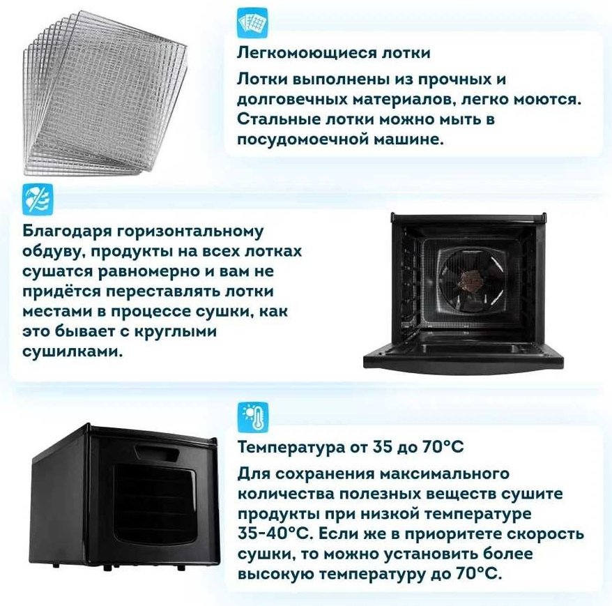 Электросушилка Rawmid Classic RCD-06 черный