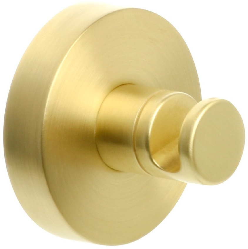 Крючок одинарный Fixsen Comfort Gold FX-87005 золото-сатин 