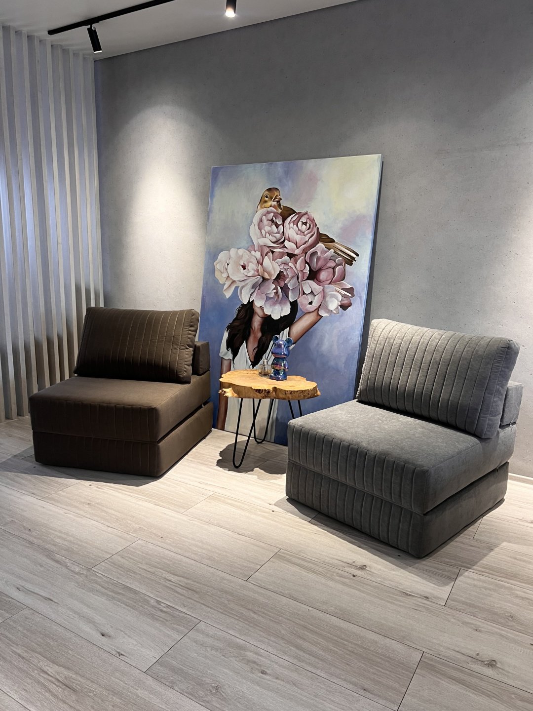 Бескаркасное кресло PRESTIGE MEBEL 09 , обивка велюр, коричневый купить,NaN
