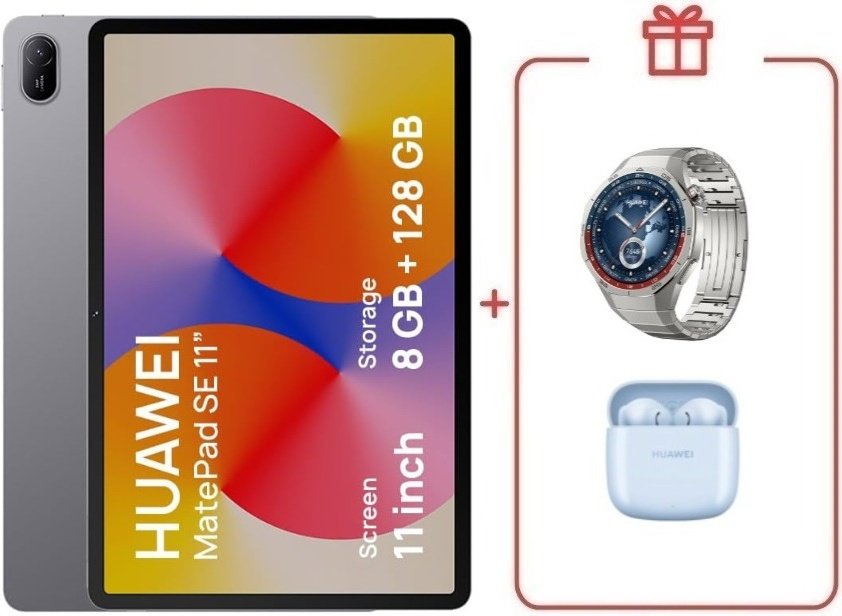Планшет Huawei MatePad SE AGS6-W09 11 дюйм 8 Гб/128 Гб серый + подарок