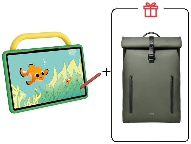 Планшет Huawei MatePad SE Kids Edition 11 дюйм 4 Гб/128 Гб зеленый + подарок