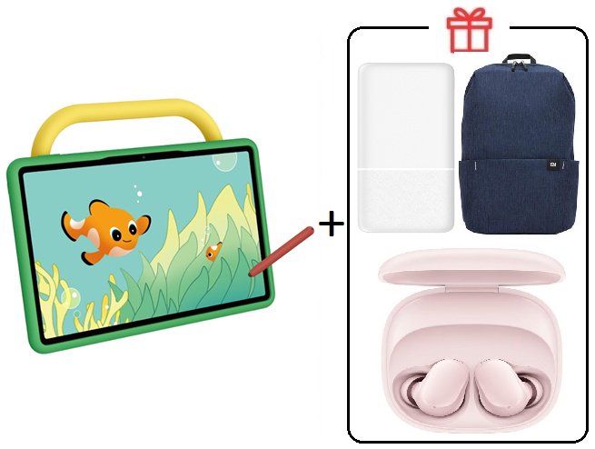 Планшет Huawei MatePad SE Kids Edition 11 дюйм 4 Гб/128 Гб зеленый + подарок
