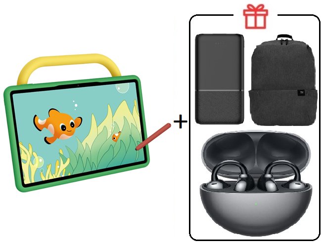 Планшет Huawei MatePad SE Kids Edition 11 дюйм 4 Гб/128 Гб зеленый + подарок купить,NaN