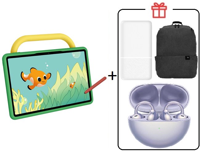 Планшет Huawei MatePad SE Kids Edition 11 дюйм 4 Гб/128 Гб зеленый + подарок купить,NaN