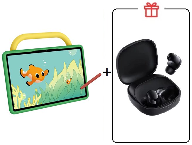 Планшет Huawei MatePad SE Kids Edition 11 дюйм 4 Гб/128 Гб зеленый + подарок