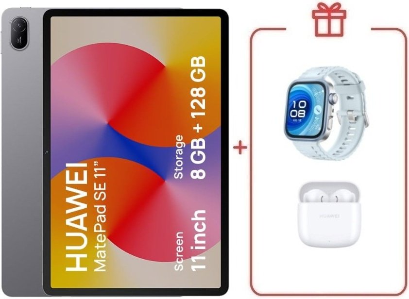 Планшет Huawei MatePad SE AGS6-W09 11 дюйм 8 Гб/128 Гб серый + подарок