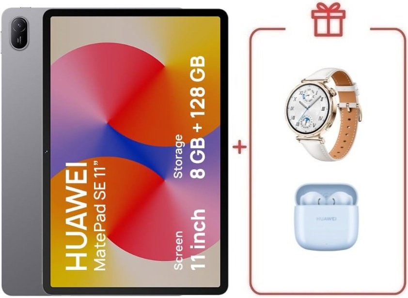 Планшет Huawei MatePad SE AGS6-W09 11 дюйм 8 Гб/128 Гб серый + подарок