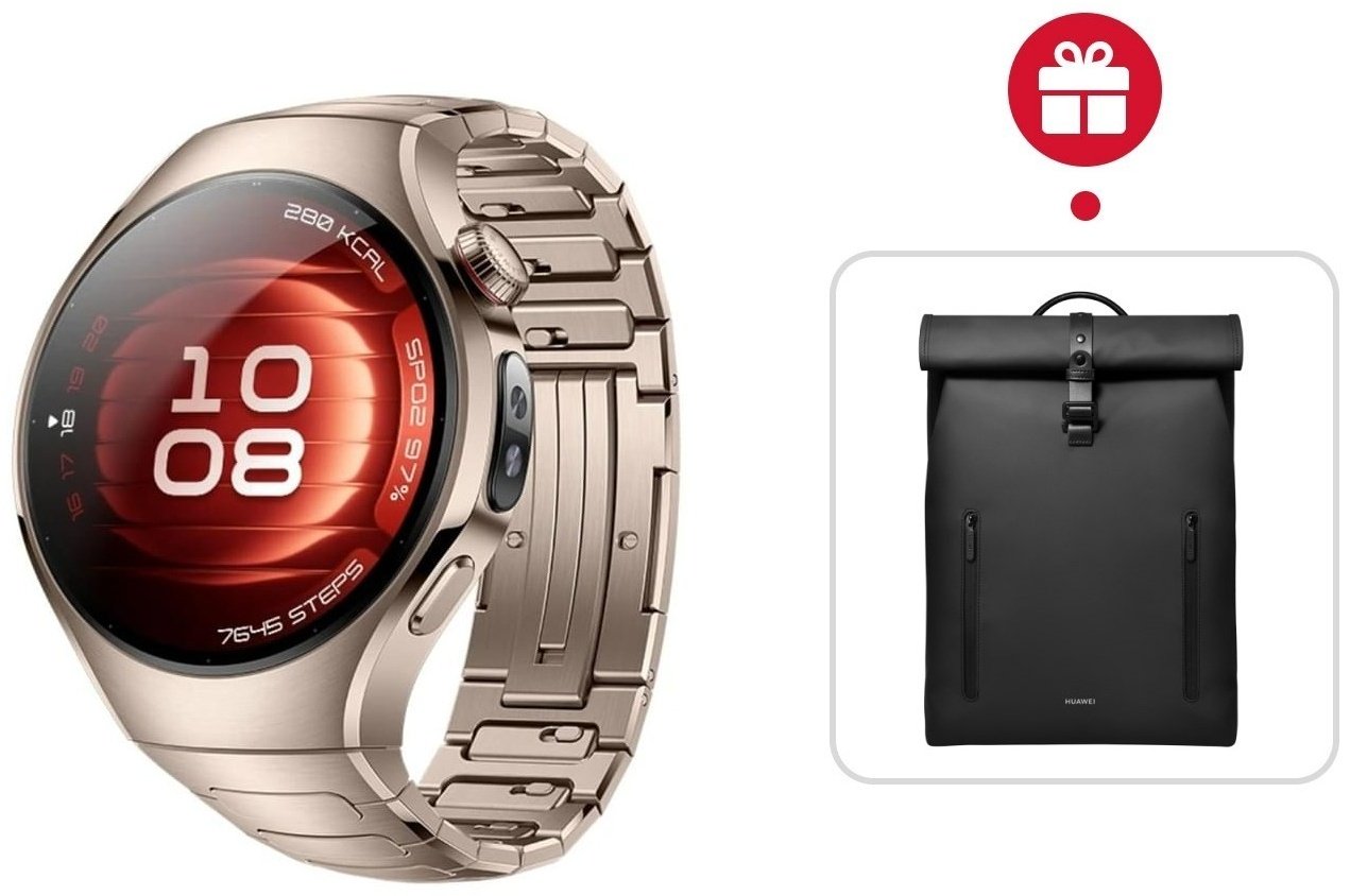 Смарт-часы Huawei Watch 5 42 мм золотистый + подарок