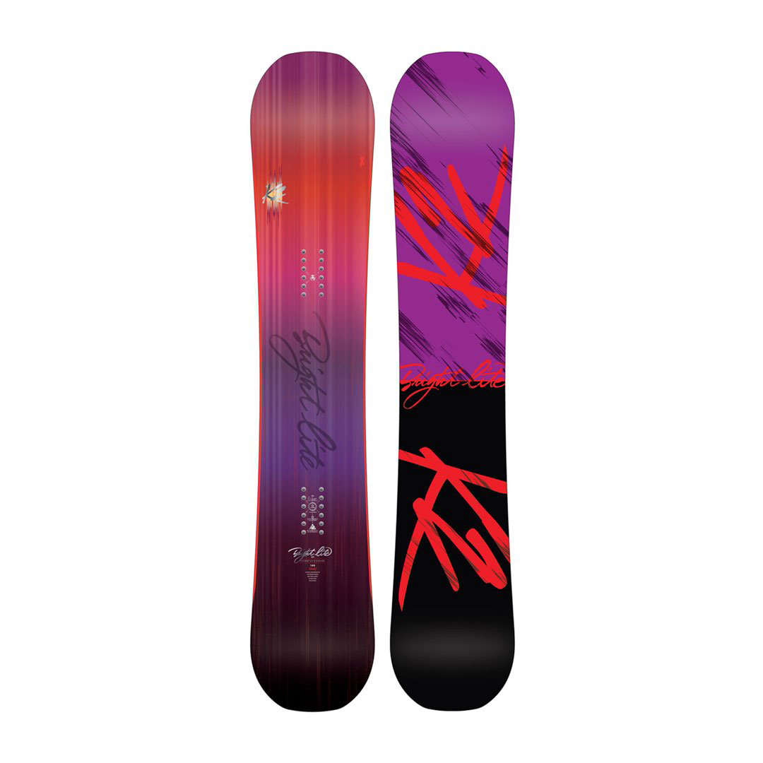 Сноуборд K2 Bright Lite 154 черно-фиолетовый купить,NaN