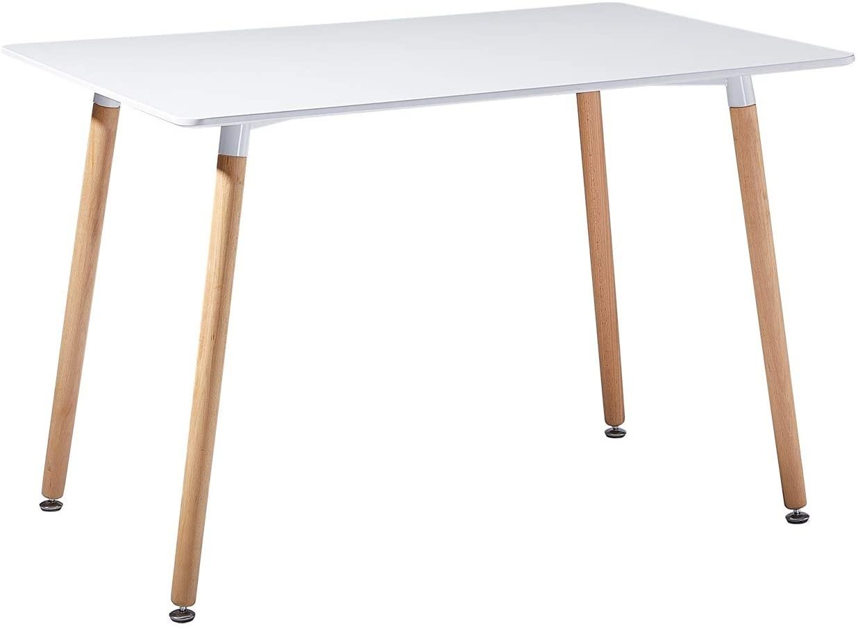 Обеденный стол Eames, 120х80x75 см, МДФ, белый купить,NaN