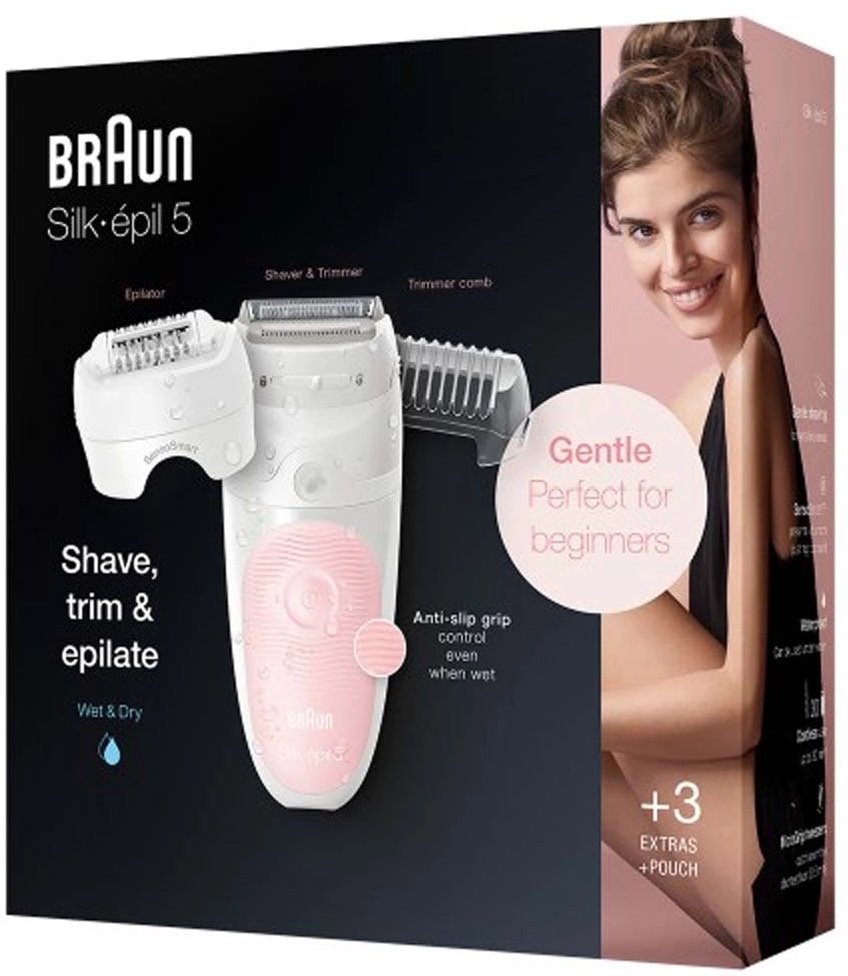 Эпилятор Braun SE5-620 бело-розовый - ForteMarket Эпилятор Braun SE5-620 бело-розовый купить,0