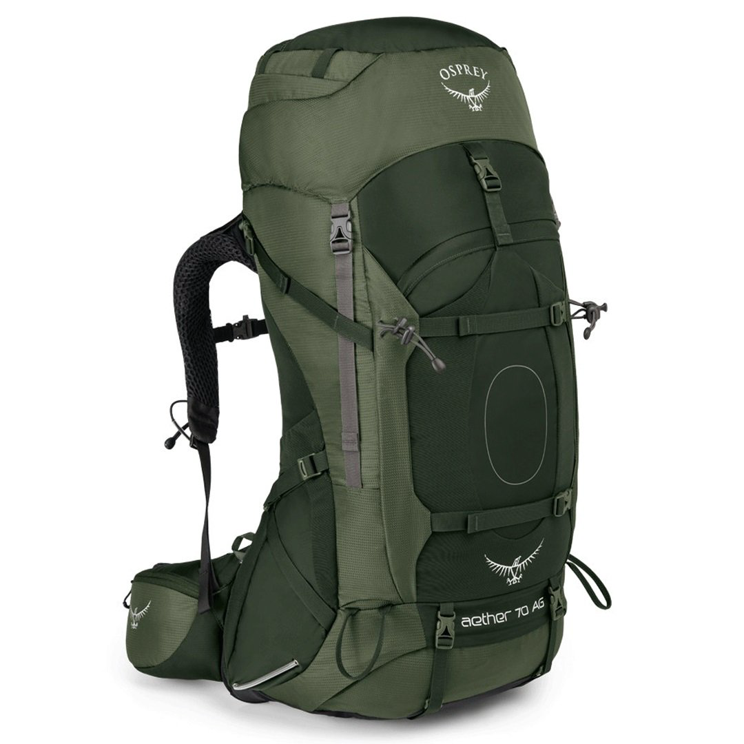 Рюкзак Osprey Aether AG 60 зеленый купить,NaN