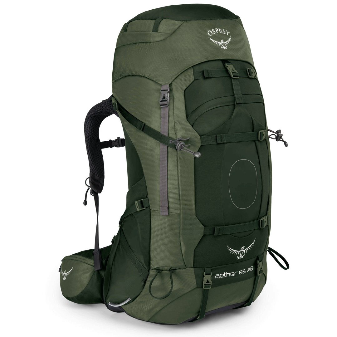 Рюкзак Osprey Aether AG 85 L зеленый купить,NaN