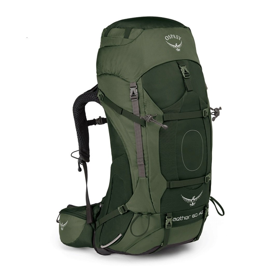 Рюкзак Osprey Aether AG 60 L зеленый купить,NaN