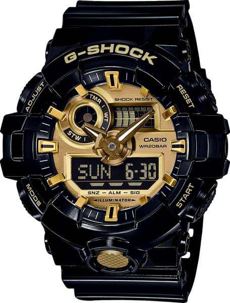 Часы Casio GA-710GB-1A черные  купить,NaN
