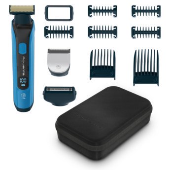 Машинка для стрижки Rowenta TN6200F4 черно-синяя