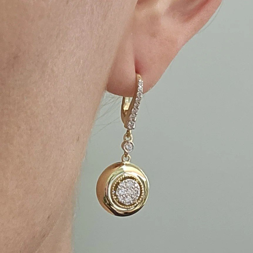 Серьги Deimantas 109857740 7,55гр 0,52ct. купить,NaN