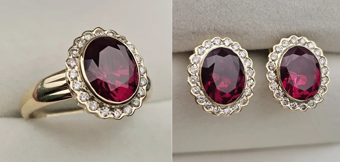 Комплект Deimantas 109898077 18р 0,24ct 0,49ct. купить,NaN