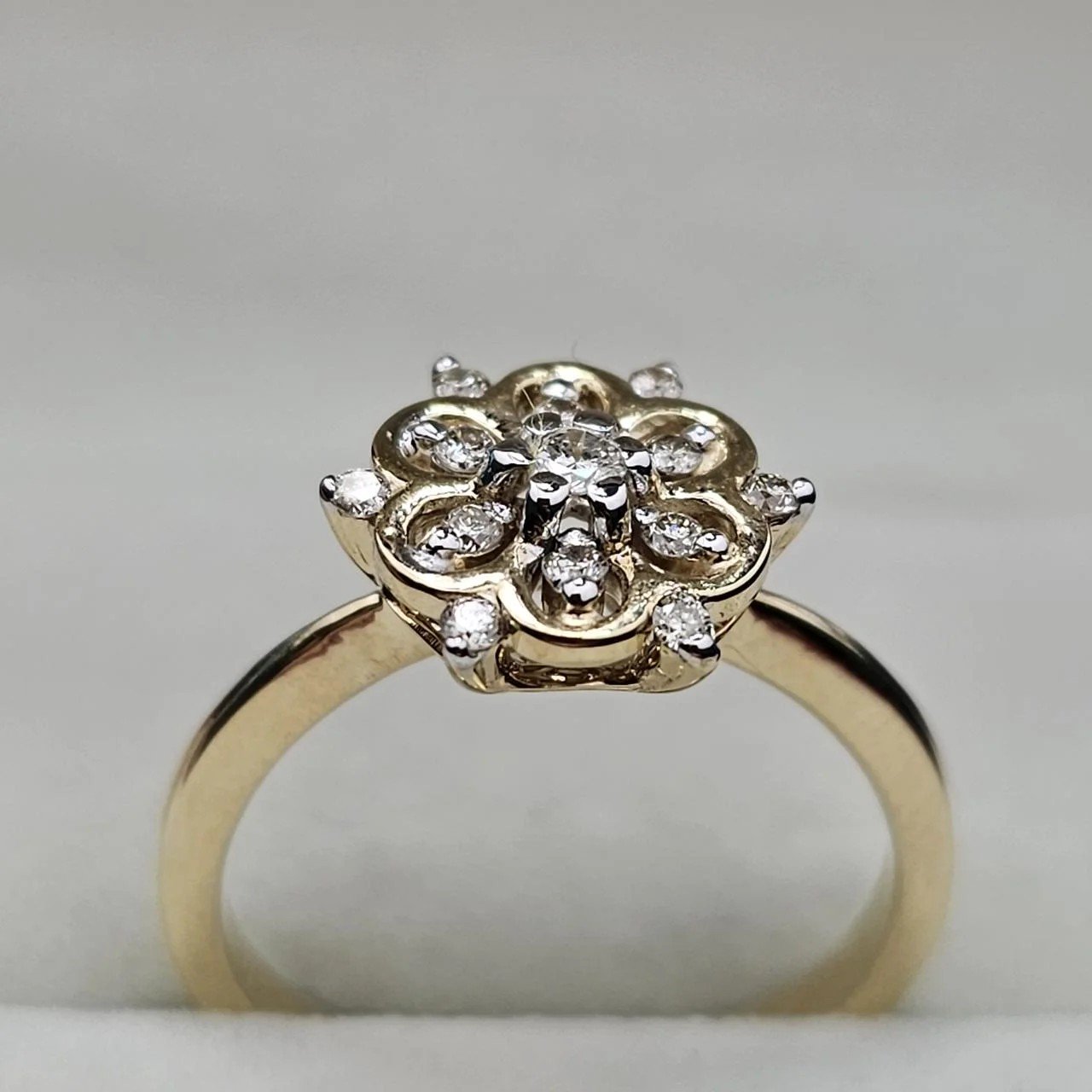 Кольцо Deimantas 109891857 17р 3,42гр 0,31ct. купить,NaN