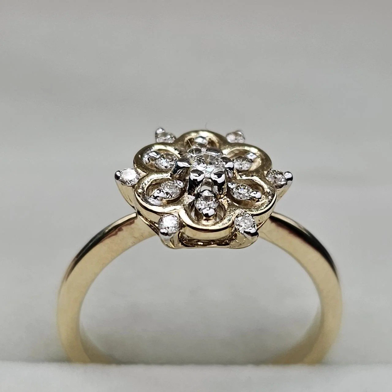 Кольцо Deimantas 109891857 17р 3,42гр 0,31ct. купить,NaN